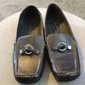Womens Metallic Loafer by Liz Claiborne Size 7